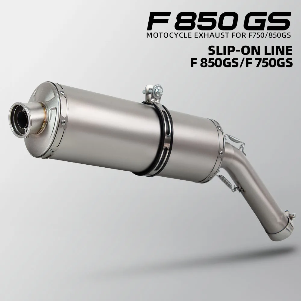 

For BMW F750GS F850GS/ADV 2018-2023 F800GS F900GS/Adventure 2024-2026 Muffler Motorcycle Exhaust Slip On Line Adventure Bike