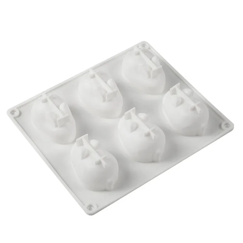 Silicone 3D Bunny Rabbit Cake Molds Baking Decorating Moulds for Baking Dessert Mousse