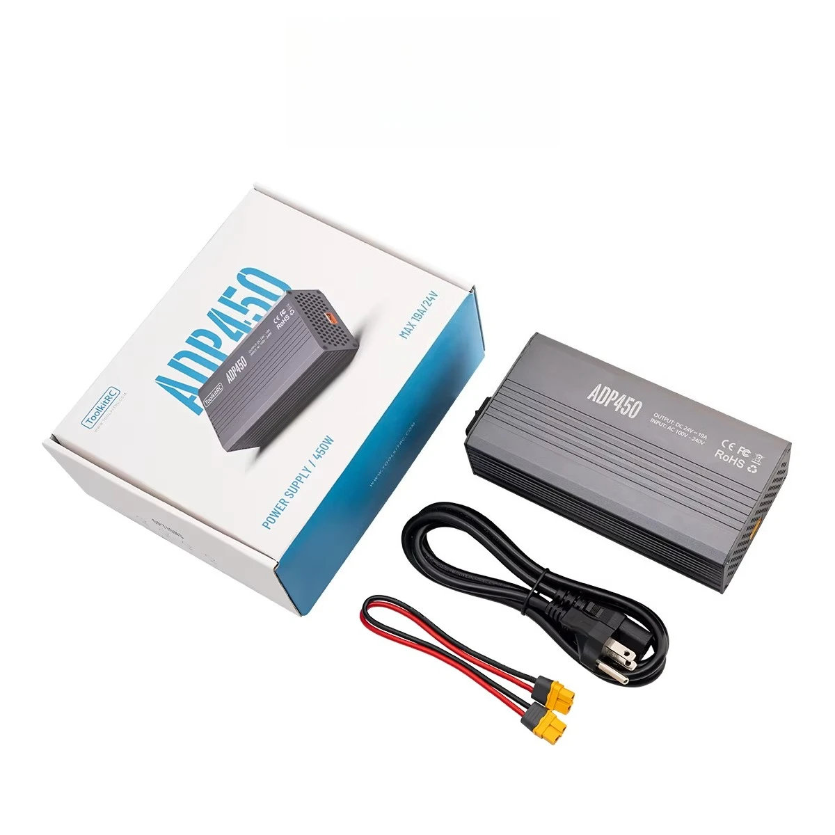 ADP450 450W Power Supply Adapter with XT60 Output 24V19A AC Input 100V-240V Plastic Battery Charger for M8D M6D M8P M9