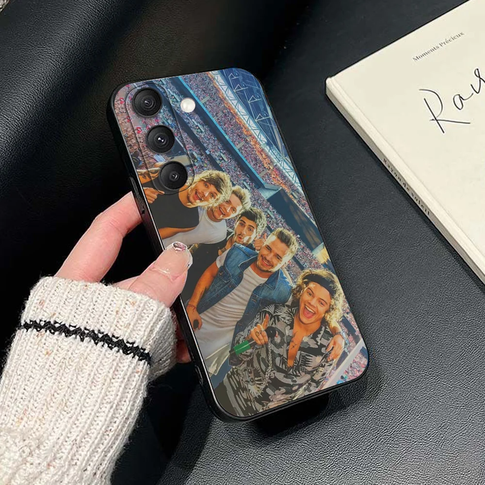 حافظة هاتف اتجاه واحد لهاتف سامسونج جالاكسي S25، S24، S21، S22، S23، S30، Ultra، S20، Plus، Fe، Lite، Note، 10,9,5G غطاء أسود