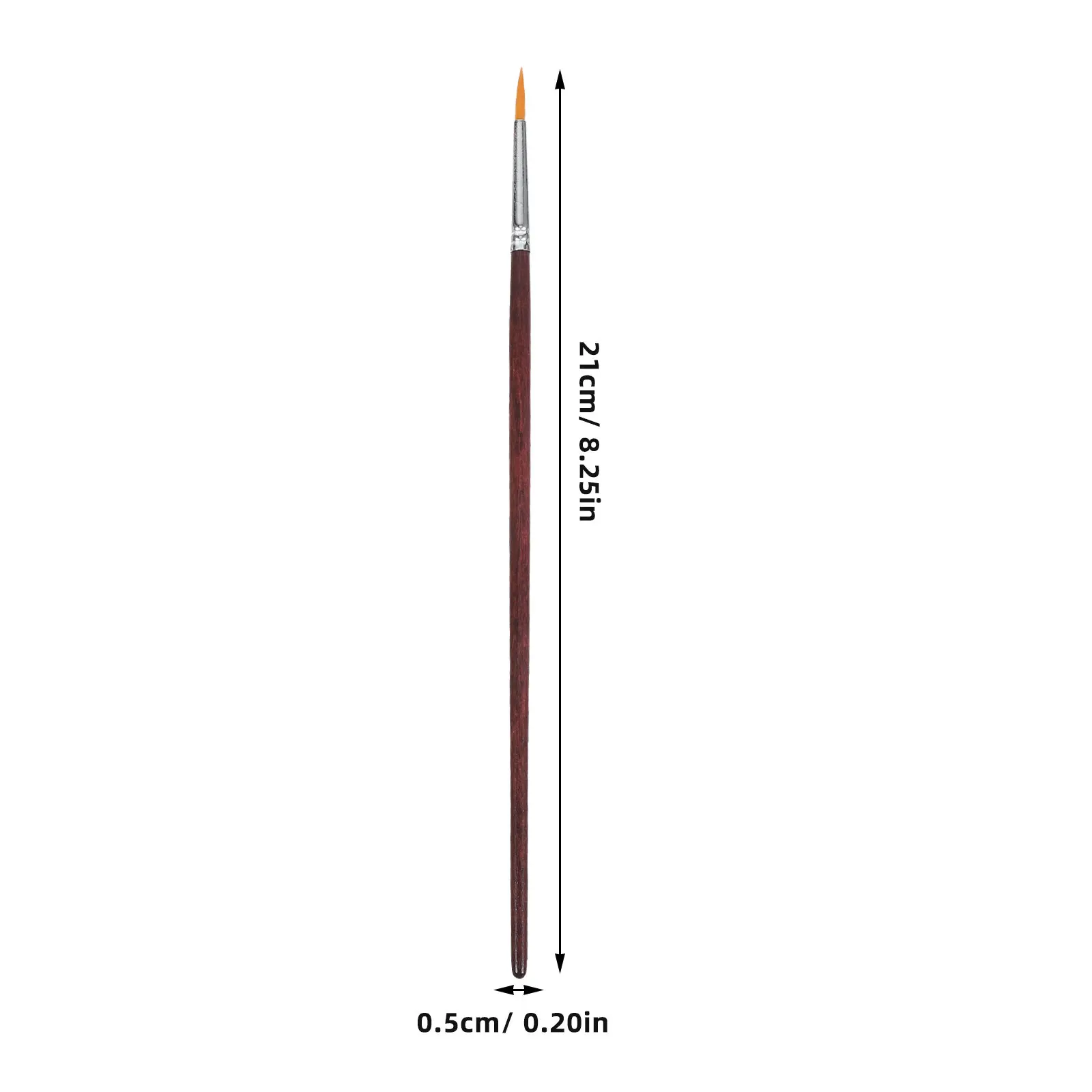 Detail Paint Brushes 7 Piece Fine Tip Liner Brush Set for Miniature Acrylic Oil Painting Art