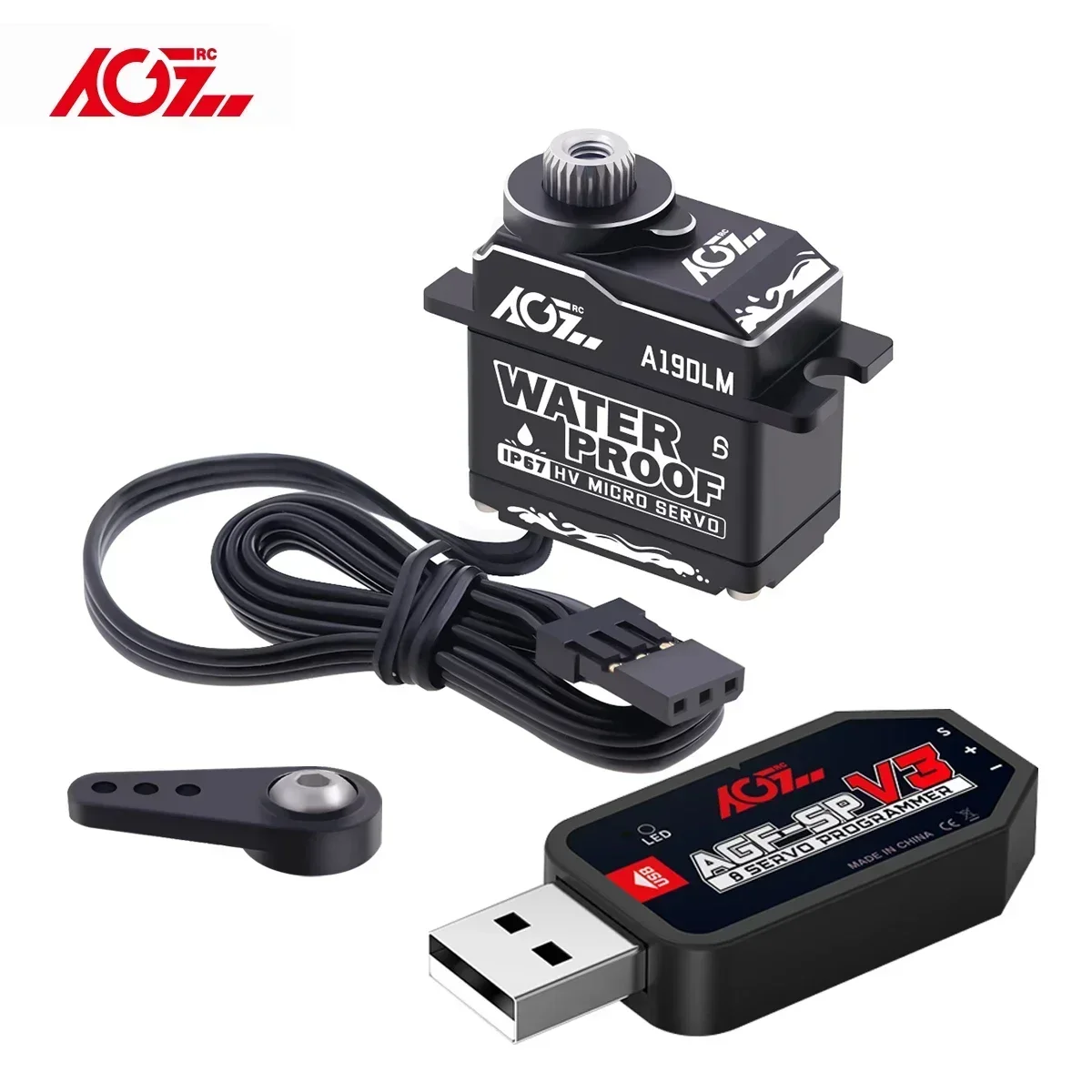 DrMasAGFRC A19DLM 18g Super Speed Waterproof HV 4KG Digital Micro RC Servo For 1/18 1/8 Scale Dig/Shift/Steering 1/10 Traxxas Mo