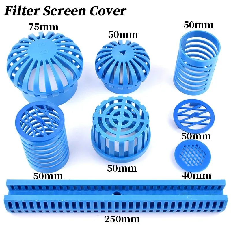 

Aquarium Filter Cover Breathable Cap Permeable Seafood Pool Overflow Pipe Cap Fish Tank Gutter Guard Mesh Water Filter Fittings