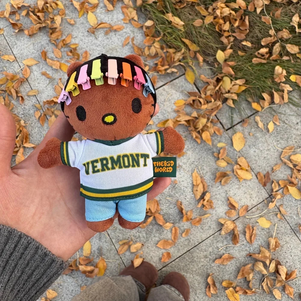 Drake-Kitty Plüsch-Schlüsselanhänger, Hello Kitty Plüschtiere, Stofftier, Anhänger, Puppenkollektion, niedliche Kinder, Jungen, Mädchen, Geburtstag, Weihnachten, Geschenk