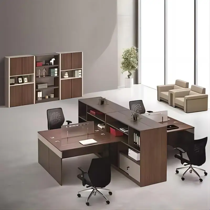 Economical Custom Design Excellent workstation Quality Modern table And Chair Combination Office Partitions desk