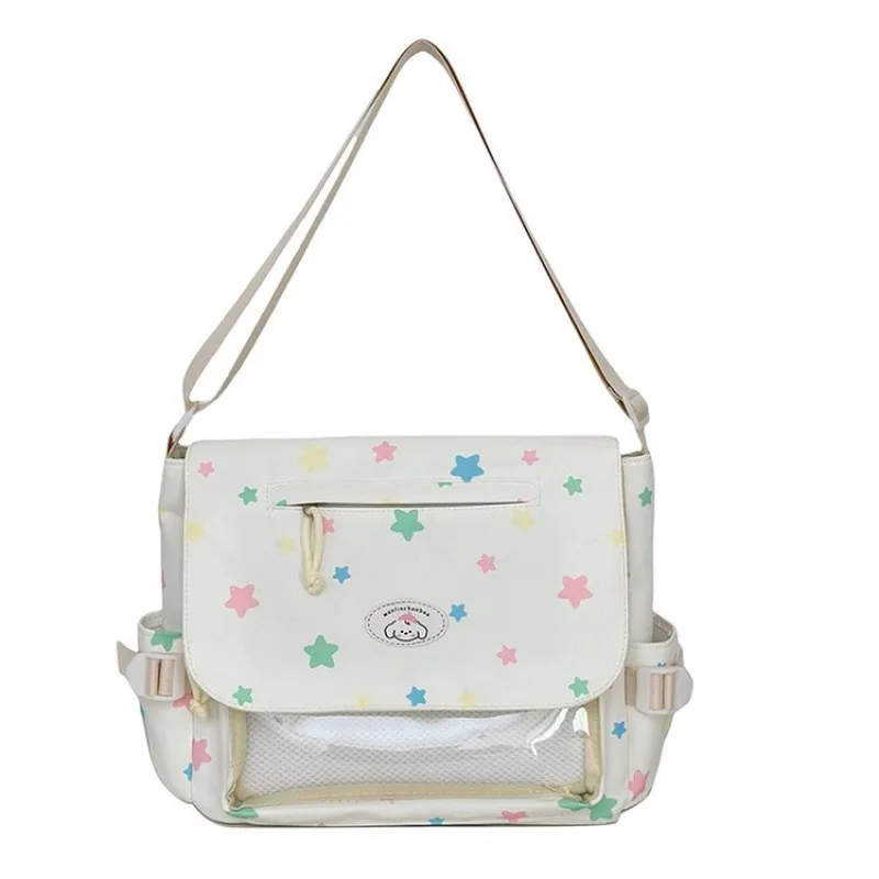 Star Print Ita Shoulder Lightweighte Bags Woman Crossbady Bag Sweet Girl Bolso Student Sac Femme Square Bolsos De Mujer