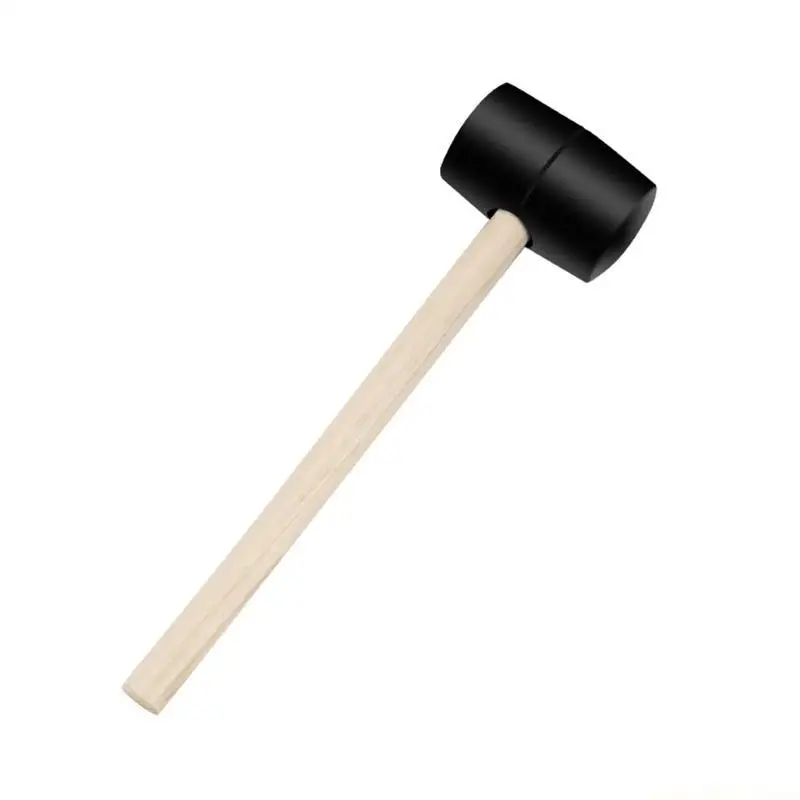 QX2E Durable Coconut Opener Tool Set with Strong Rubber Hammer Convenient to Use Gift Super Cost-effective Easy To Use Clean