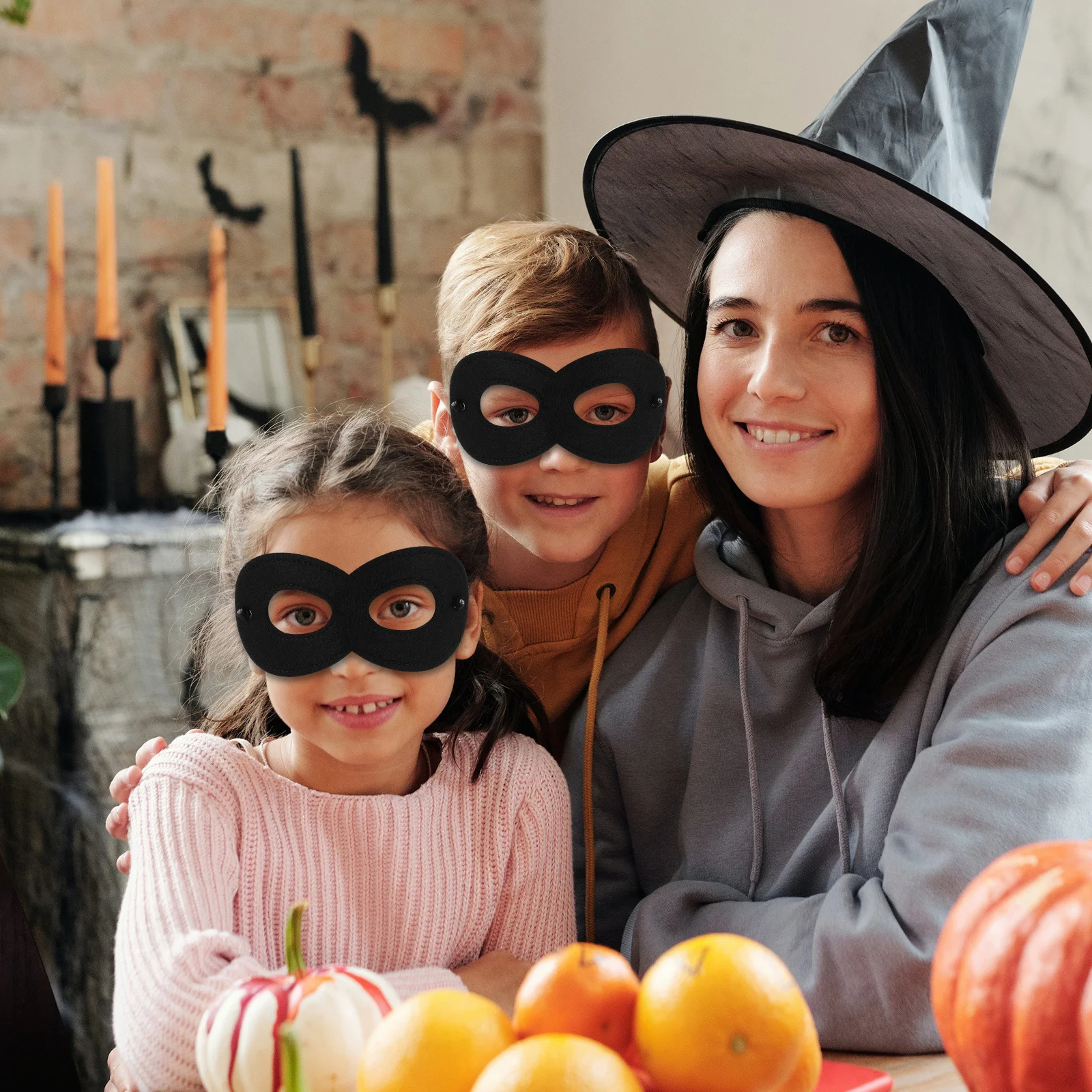 10Pcs Superhero Eye Masks Kids Felt Costume Accessories Playful Props Dress-Up Themed Birthday Party Masks Kids Party Favors