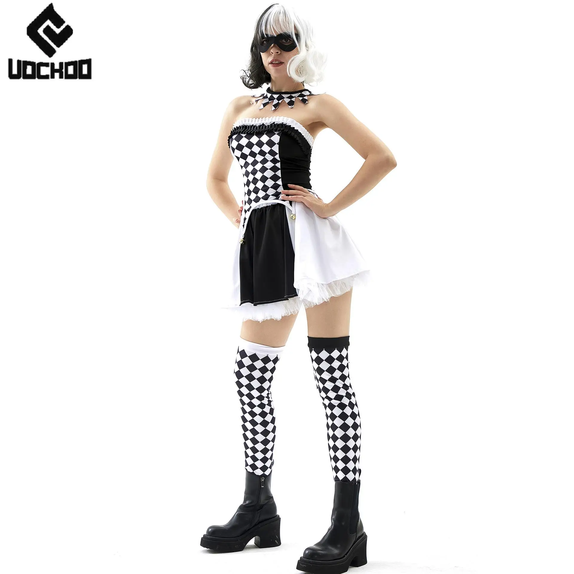 black-and-white-clown-dress-women-circus-party-joker-cosplay-costume-poker-queen-gown-carnival-outfit-halloween-clothing