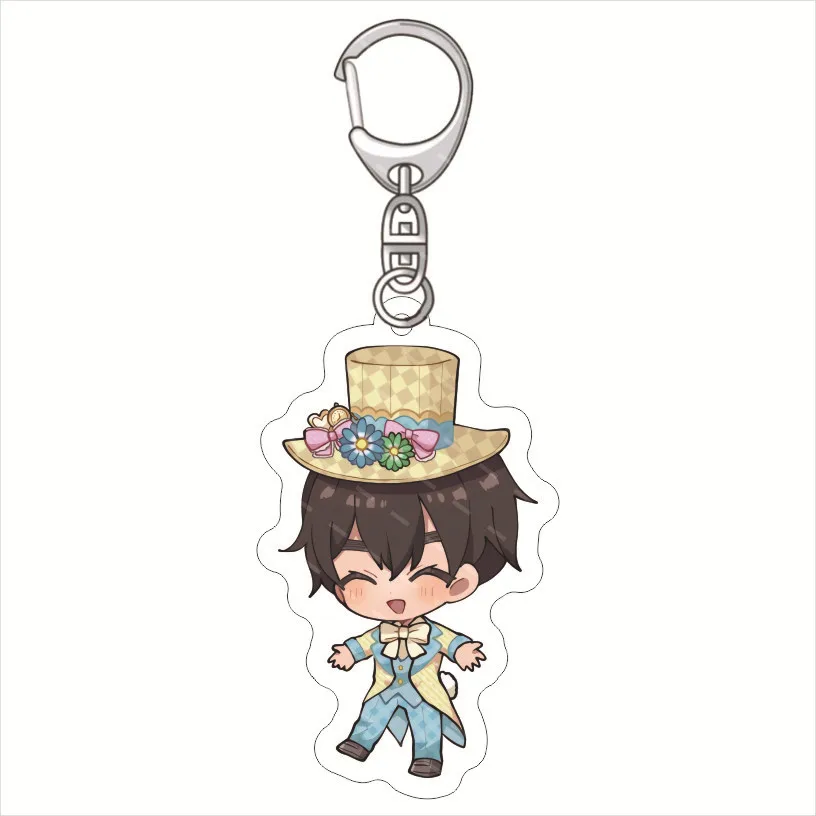 Anime die 100 Freundinnen, die dich wirklich lieben Acryl Schlüssel bund Figur Zubehör Schlüssel ring Dekor Geschenke