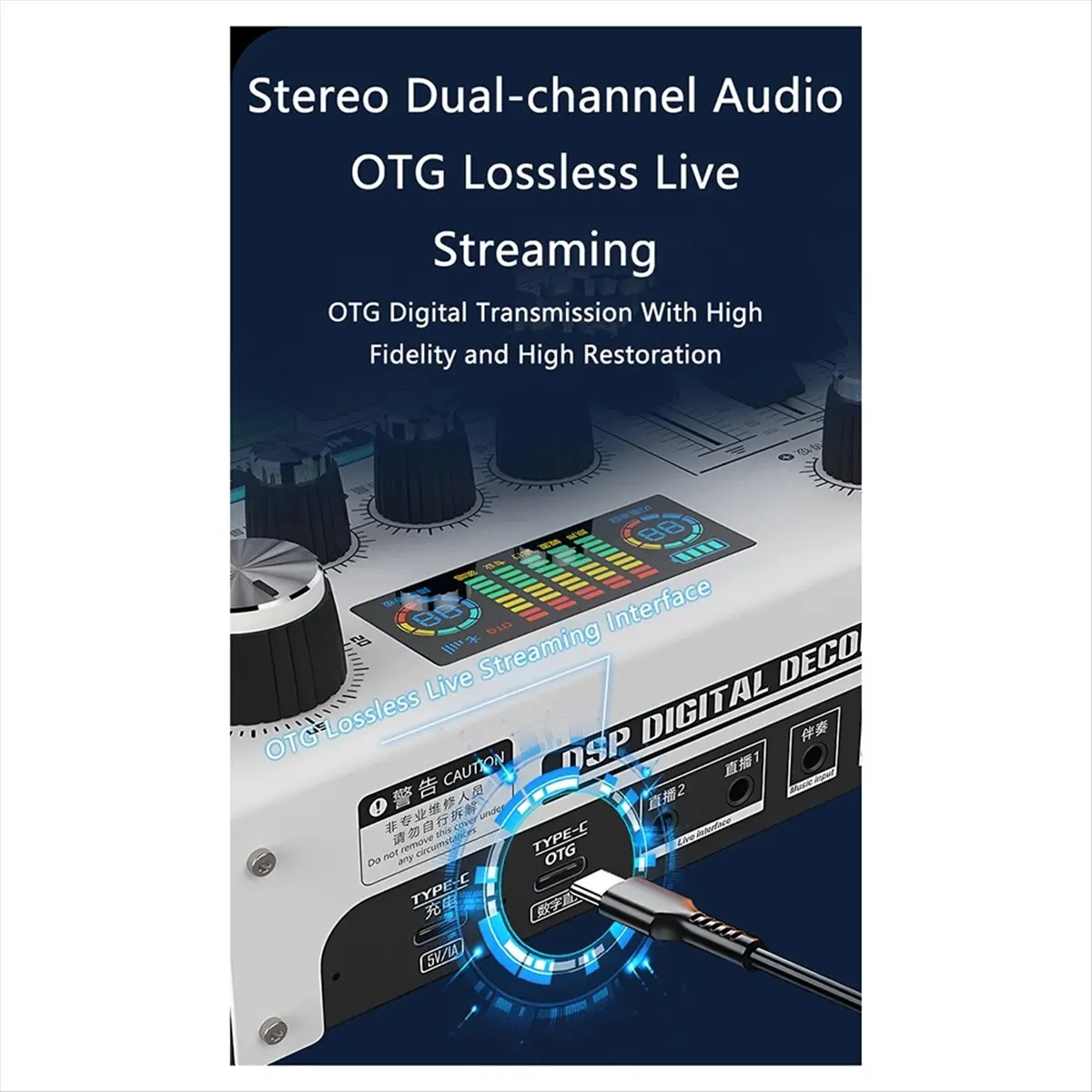 Tarjeta de sonido de transmisión en vivo X7, cambiador de voz, efectos de Mezclador de DJ para PC, teléfono inteligente, interfaz de Audio de ordenador, tarjeta de consola