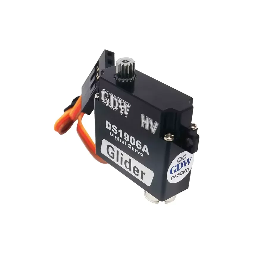 GDW DS1906A/DS1906-B 3.2kg 8.4V 0.08sec High Speed All Metal 8g Mini Digital Servo for Glider Fix-wing airplane RC Models