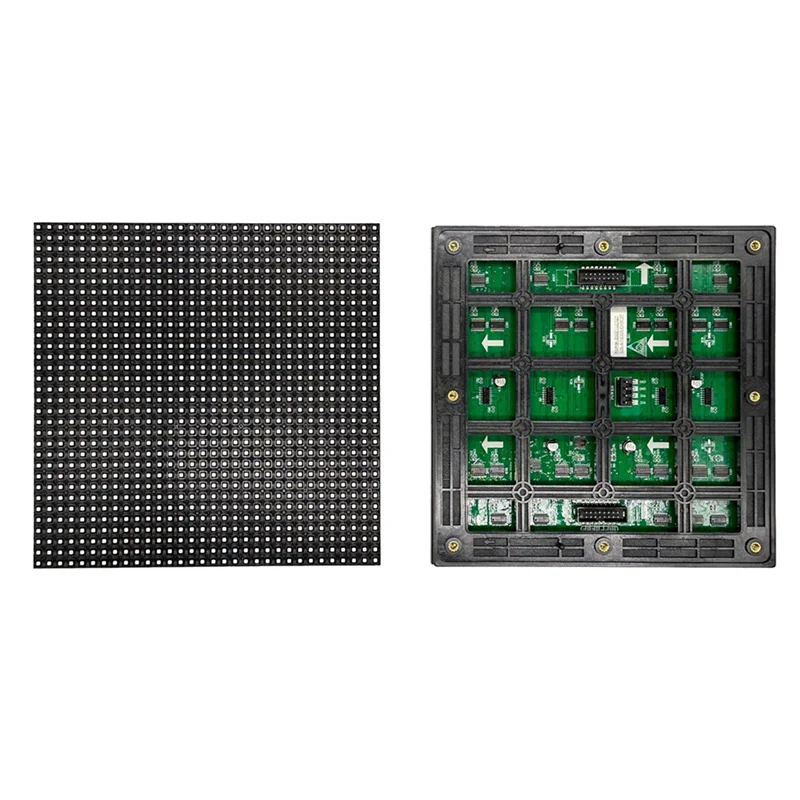 B44C 3Pcs P6 Outdoor LED Screen Panel 32X32 Pixels LED Display Module 192X192mm 1/4 Scan RGB Full Color LED Screen Panel