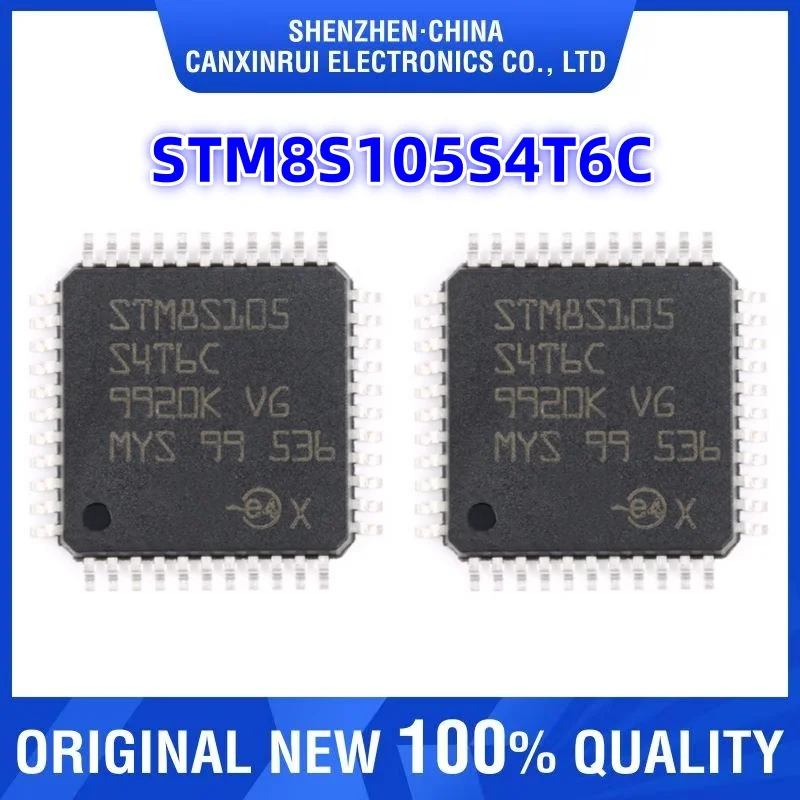 

New Imported STM8S105S4T6C STM8S105 8-Bit Microcontroller 16K Flash LQFP44 Chip