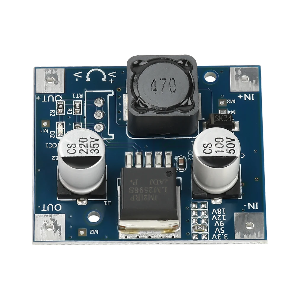 LM2596 Step-Down Module DC1.5-35V Adjustable Voltage Power Module DC 3-40V To 3.3V/5V/9V/12V/18V Fixed Voltage Step-Down Module