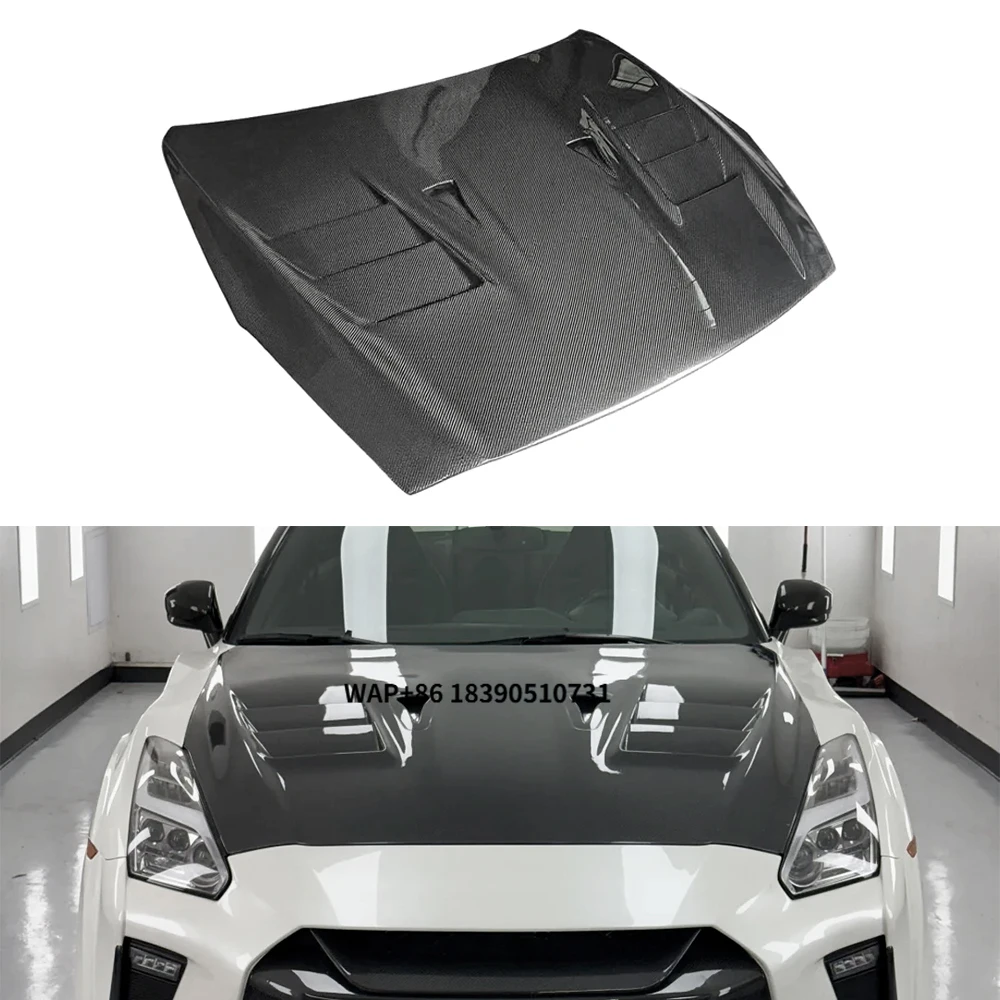 

Карбоновый капот в стиле TS для GTR R35 по заводской цене