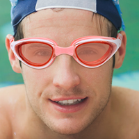 Beach Pool Accessories Swimming Glasses Anti-fog Silicone Eyewear Adjustable Goggles Black