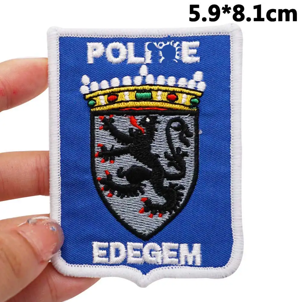 Belgium Tactical Embroidery Patches for Backpacks and Clothing military Accessories with Hook backing or iron back