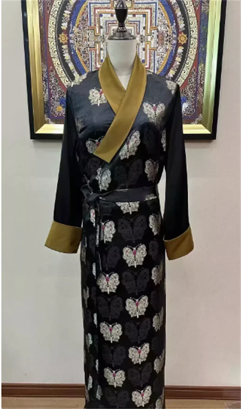 

Traditional Flower Butterfly Bora Dress for Women