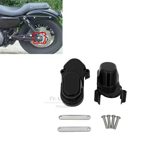 Motorcycle Rear Axle Cover Nut Bolt Cap Kit Fit For Harley Sportster 883 1200 48 XL1200X 72 XL1200V Custom XL883C 2005-2021