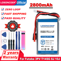 2800mAh 2S1P LiFePo4 Transmitter Battery LiFe Battery For Futaba 3PV T14SG 8J 10J 4PK 4PX 4PV 4PM 7PX 4PLS 16SZ 18SZ T6K 14SG