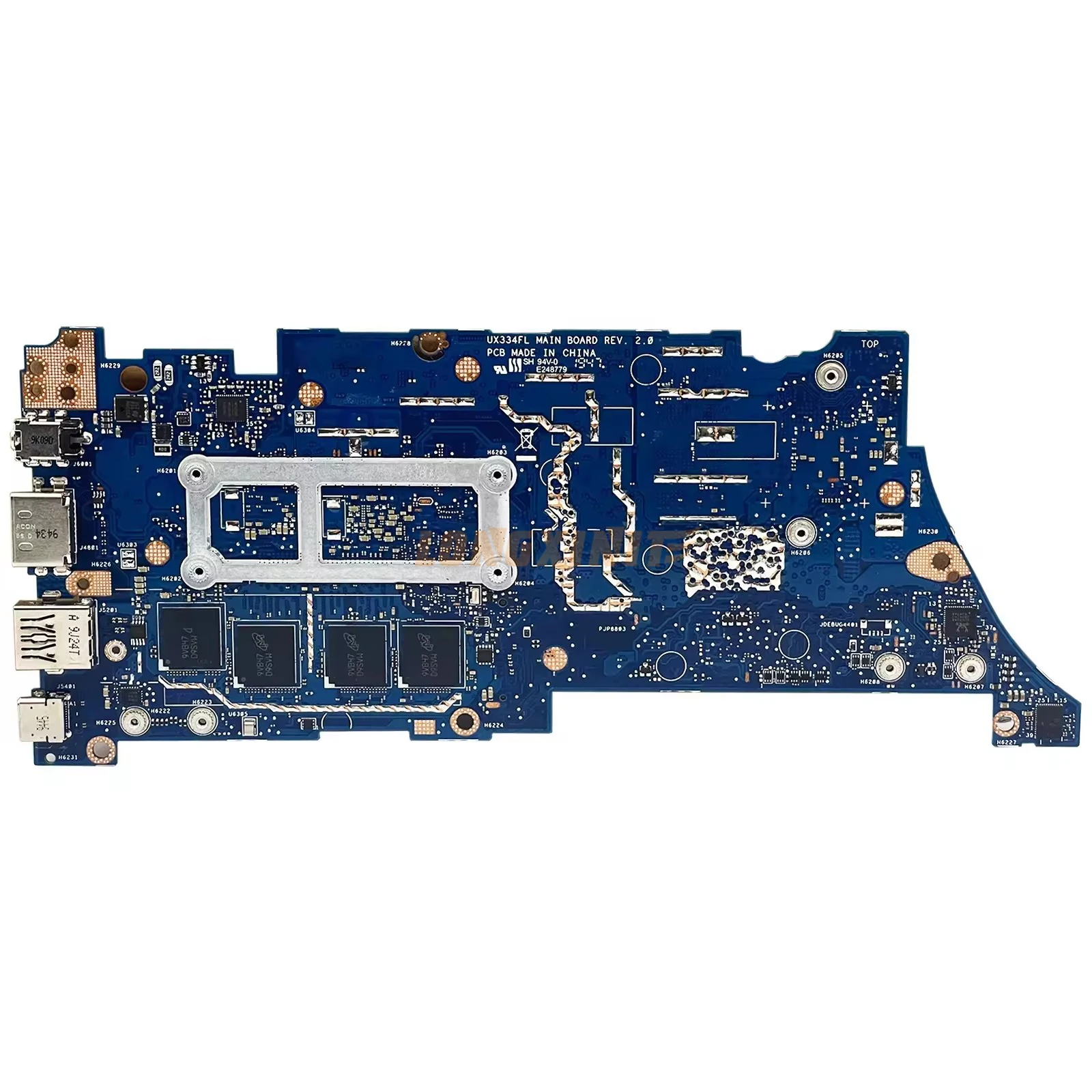 For Is UX434F UX434FL UX434FA UX334FL UX334FA UX434FLC I5 I7-8th/10th Gen Central Processor 8G/16G-DDR V2G Laptop Motherboard.