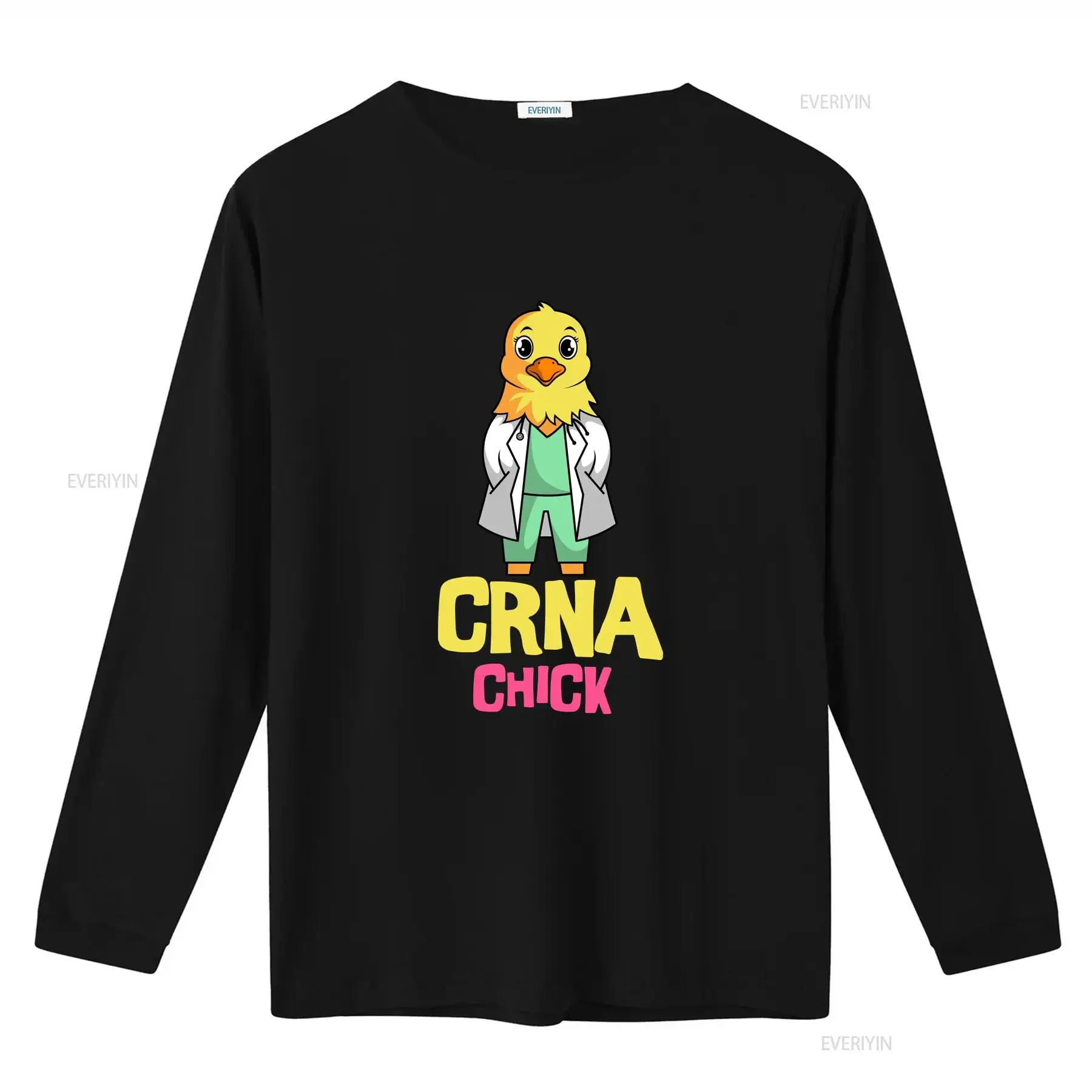 تي شيرت CRNA Chick لأخصائيي التخدير والممرضات وأخصائي التخدير بتصميم معتمد ومسجل للتخدير عتيق مغسول قليلاً #3