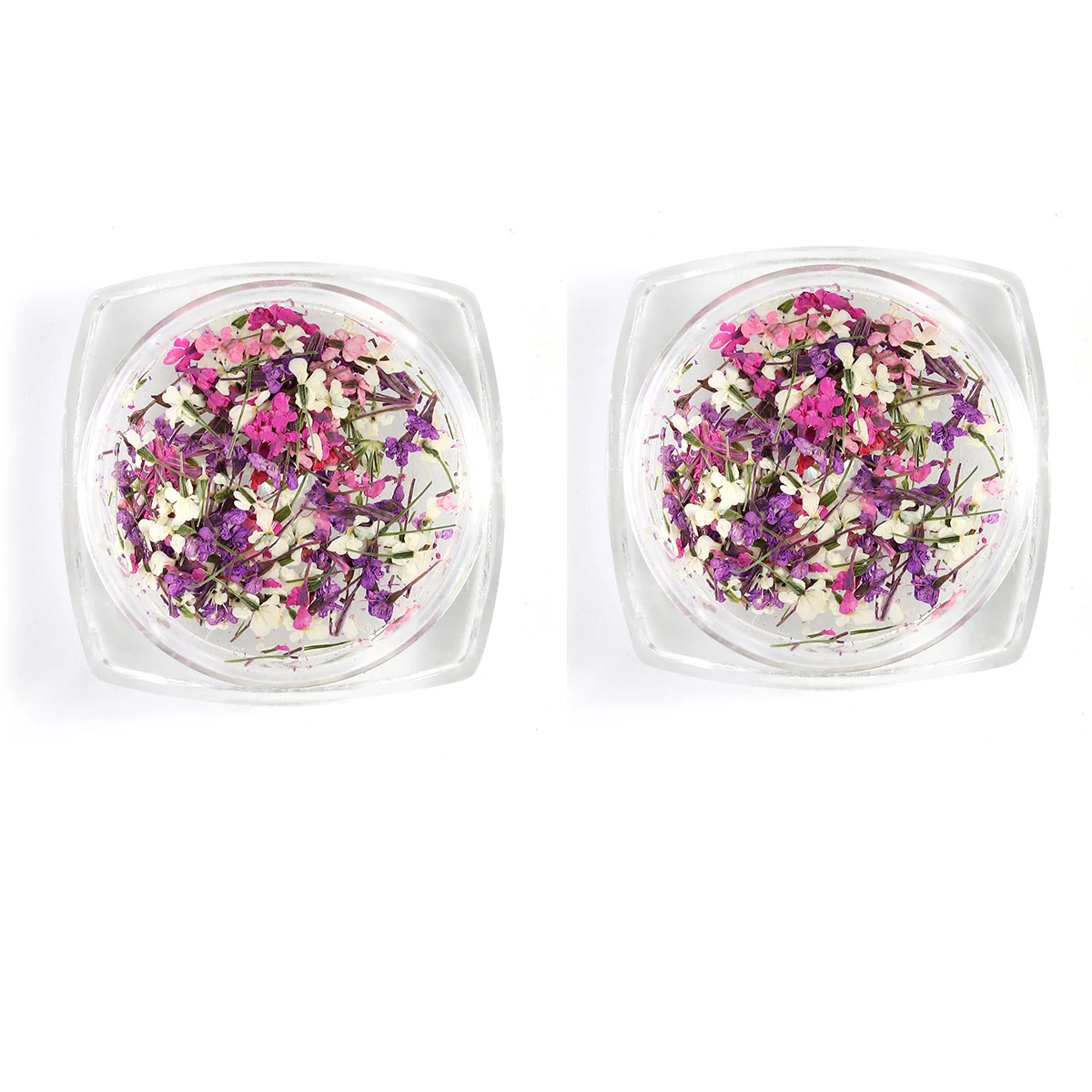 3D Mix Colors Flower Nail Art Sticker Resin – Sommerliche natürliche zerkleinerte Blumen-Aufkleber für Nagelkunst-Zubehör und Applikationen zum Selbermachen