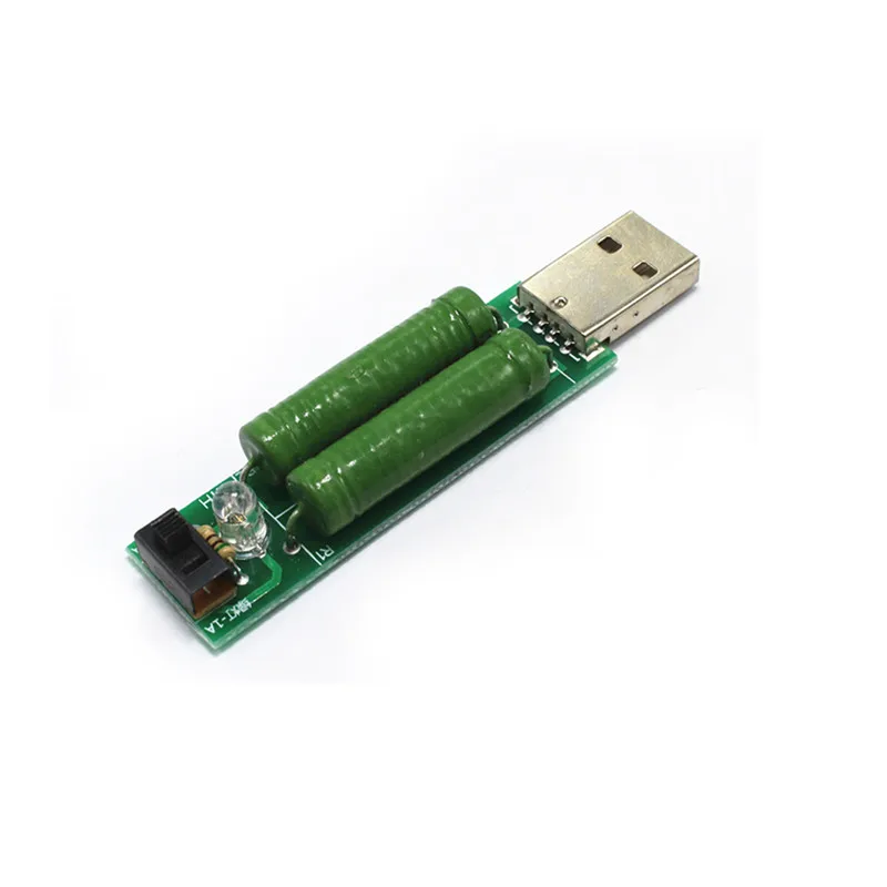 With toggle switch USB charging current detection Load test instrument 2A/1A discharge aging resistance