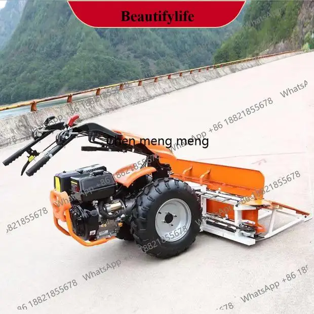 Z189 Multifunctional small agricultural harvester for harvesting wheat rice and garlic with a cutting width of 120CM