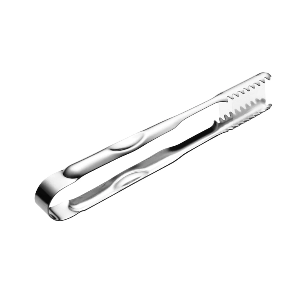 

3 Pcs Ice Clip Tongs for Steel with Teeth Sugar Cube Bar Reusable Stainless Large Cubes