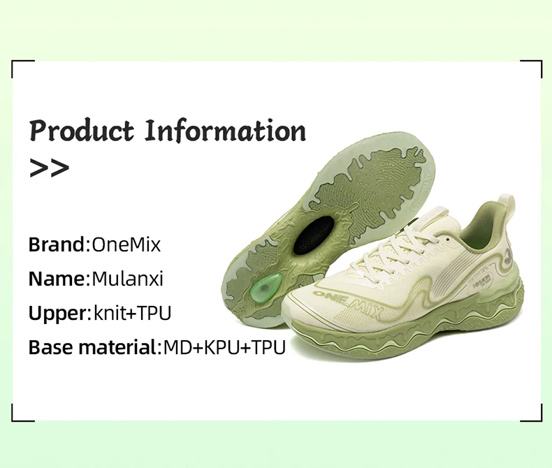 ONEMIX Neue Laufschuhe für Herren, Mulanxi-Sneaker, rutschfeste, dämpfende Mesh-Sportschuhe für Herren und Damen – Detail 12