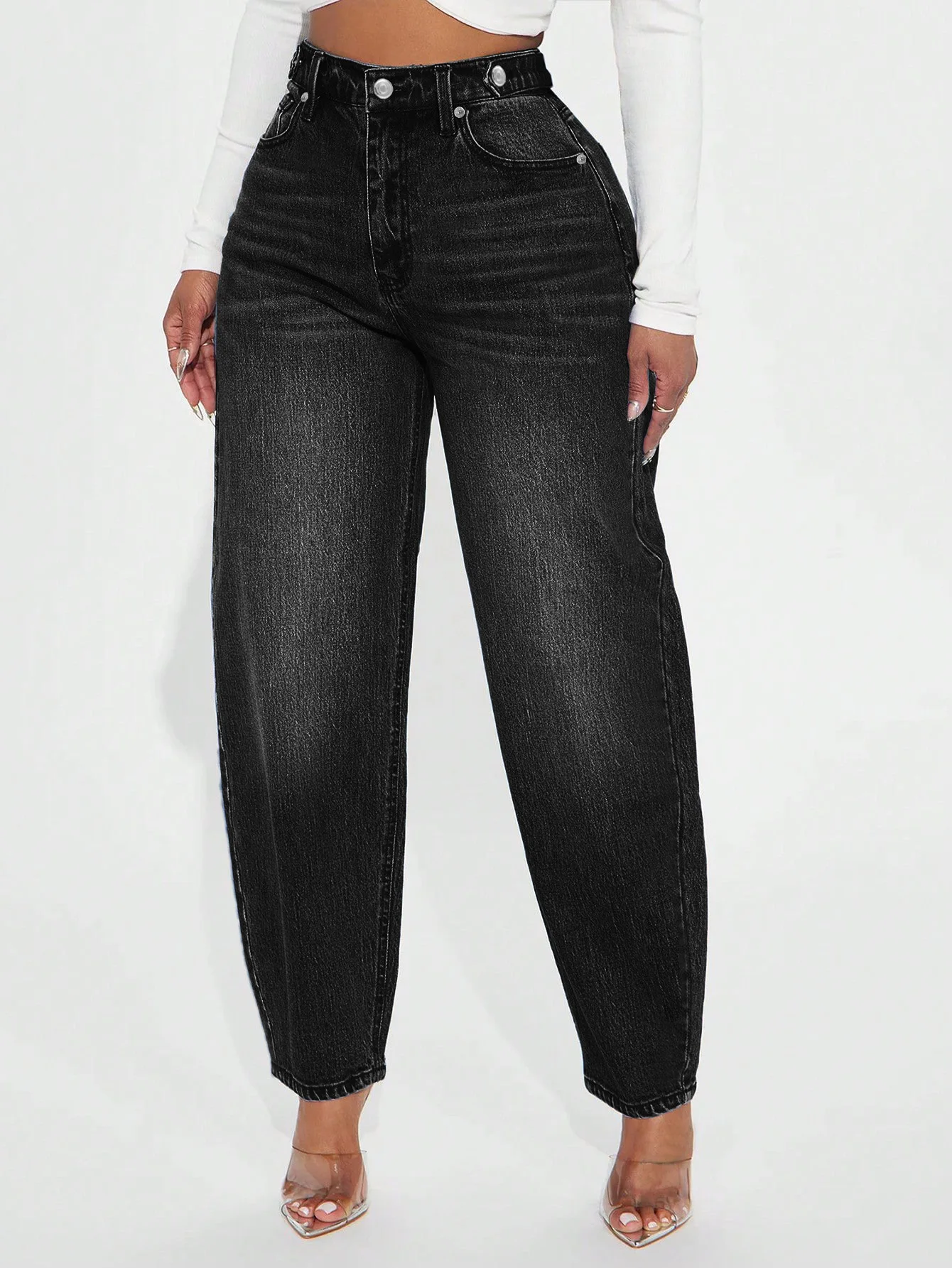 Cross-Border Comfortable Casual Low Waist Straight Leg Jeans Cotton Denim Long Pants Korean Style Leisure Fashion