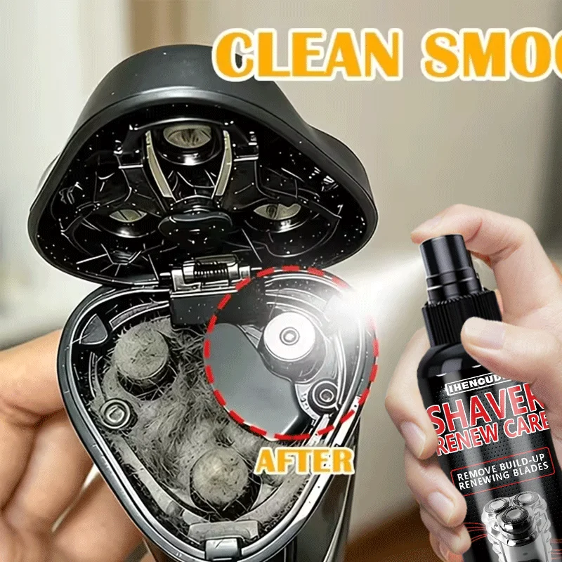 Dual-use Electric Shaver Blade Cleansing Lubricant Spray Car Interior Metal Hardware Stain Residue Remover Maintenance Agent