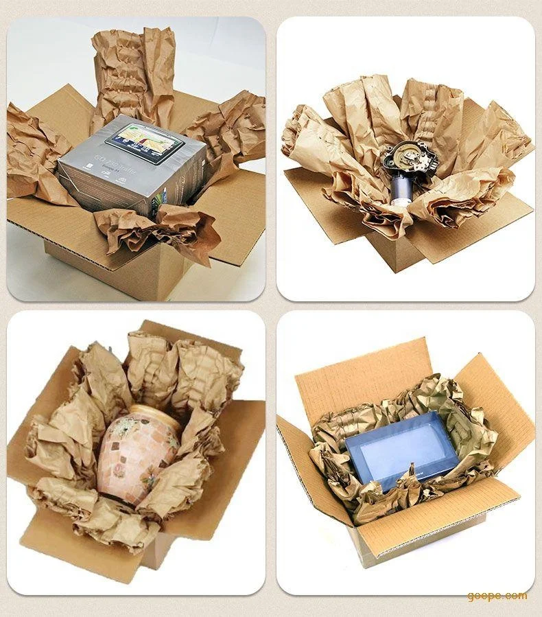 Recyclable Kraft Paper Void Fill Packing Material Cushioning Machine for Protective Packaging