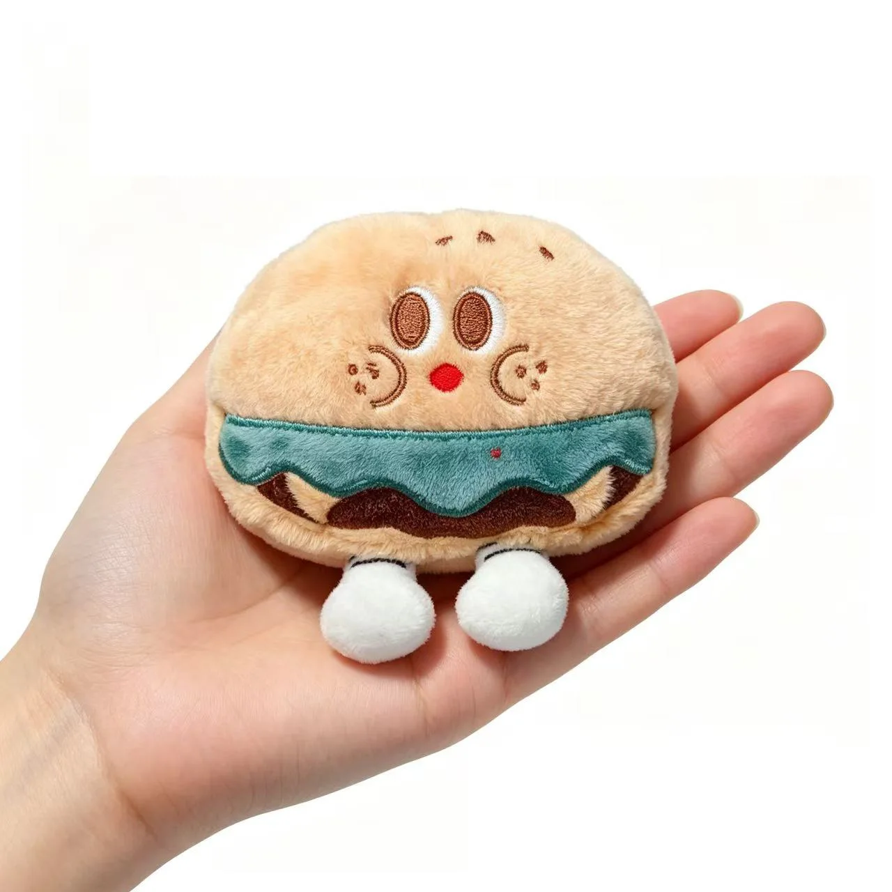 Juguete peluche sonoro para perros y cachorros - Hamburguesa - imagen 2