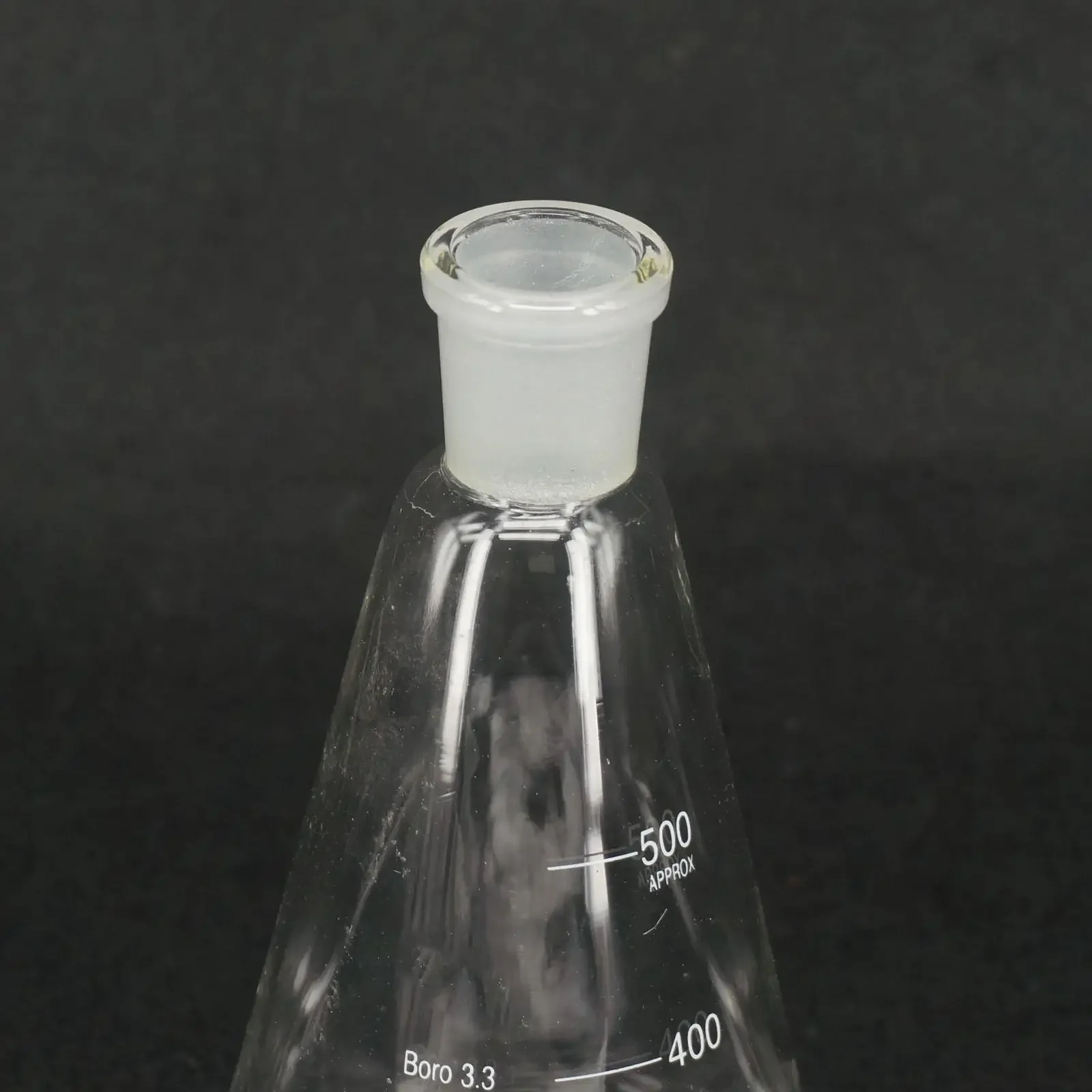 500ml Quickfit 24/29 Joint Lab Conical Flask Erlenmeyer Boro Glass Graduated