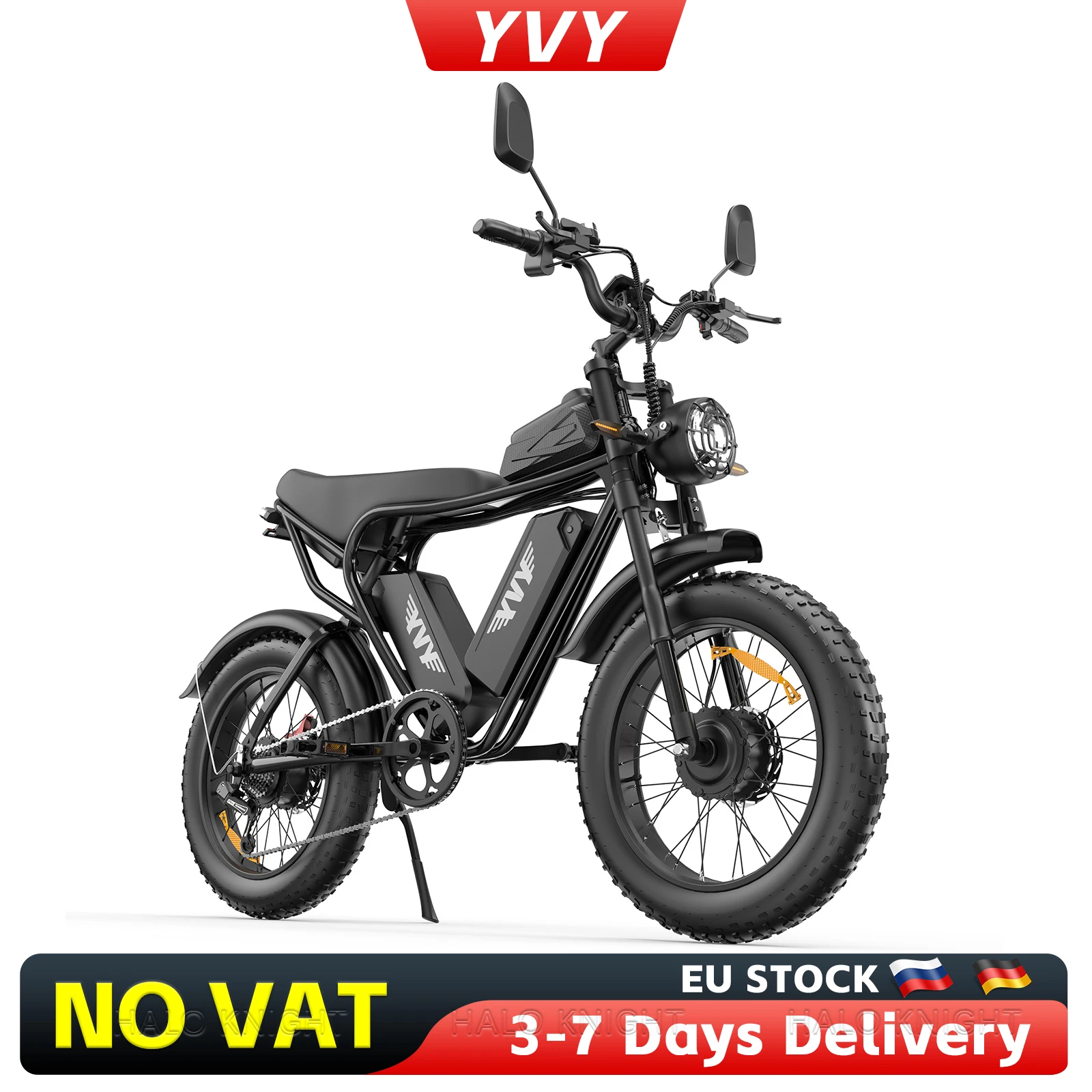 Vélo électrique professionnel puissant YVY Q20PRO, moteur électrique 52V 2000W, vélo électrique pas cher, vitesse maximale 60 km/h, freins hydrauliques, vélo électrique