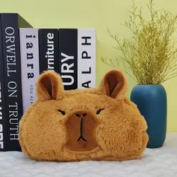 Plush Doll Capybara Plush Pen Bag Stuffed Soft Capybara Pen Pouch Capibara Cute Capibara Plush Pencil Pouch Fountain Pen