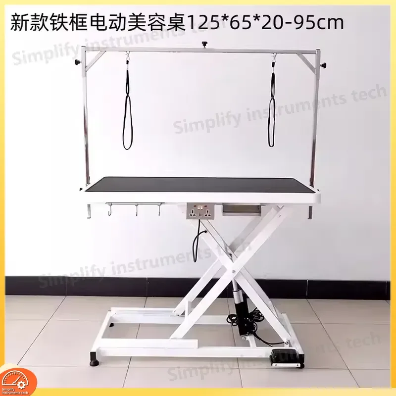 Hydraulic Pet Grooming Table Adjustable Height Dog Grooming Table for Large Dogs Golden Retriever German Shepherd Bulldog