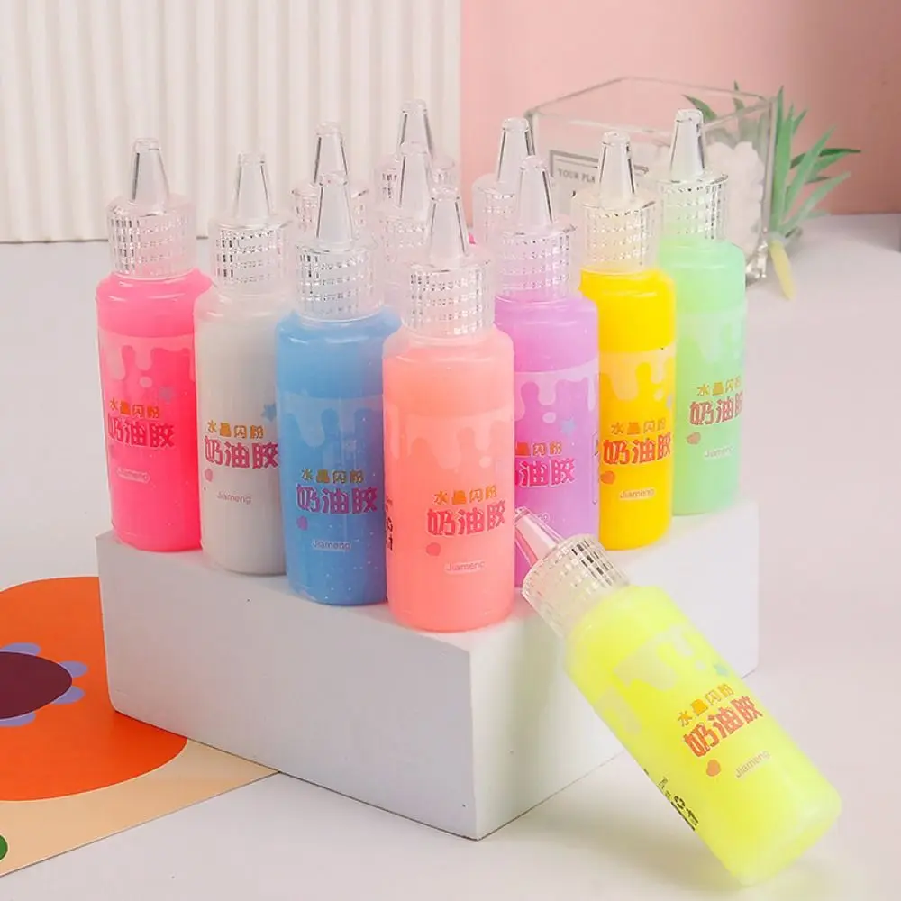 

Resin Cream DIY Crystal Cream Glue Fake Whipped Clay Glue Soft Clay Handmade Goo Card Glue 22ml Simulation Glue Kids Gift