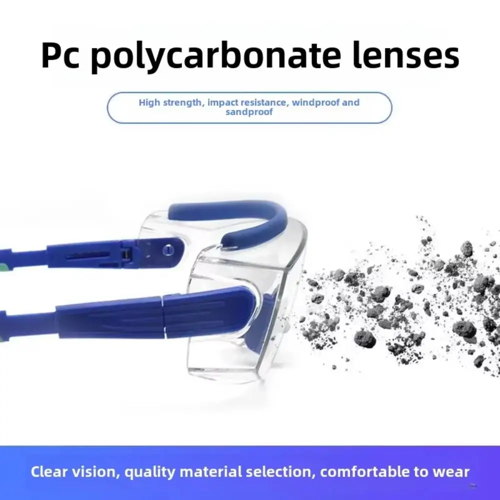 Anti Fog Dust Safety Goggles Clear Adjustable Frame Eye Protection Glasses Anti-Splash Impact Resistant Surgery Goggles
