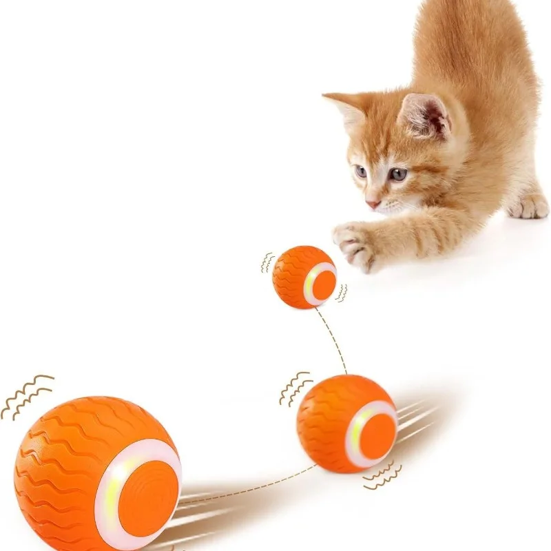 

Smart Pet Toy Automatic Rolling Ball Gravity Automatic Rotation Self-moving Self Hi Cat Dog Toy Electric Ball Pet Suppiles