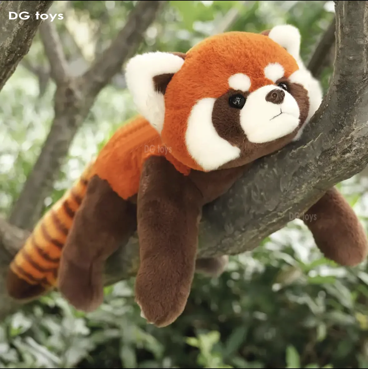 Lifelike Red Panda Stuffed Animals Raccoon Plush Toy Cute Panda Plushie Toy Gift For Kids Girlfriend Birthday Boy Christmas Gift