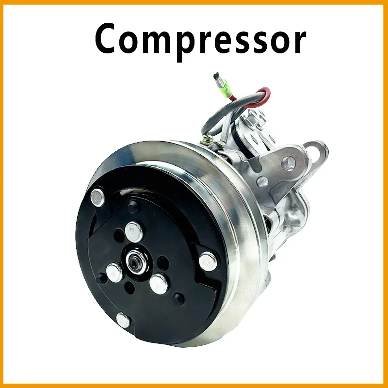 High Efficiency AC Compressor for Komatsu PC55-PC60-7/8 Excavators, Direct Replacement Cooling Part
