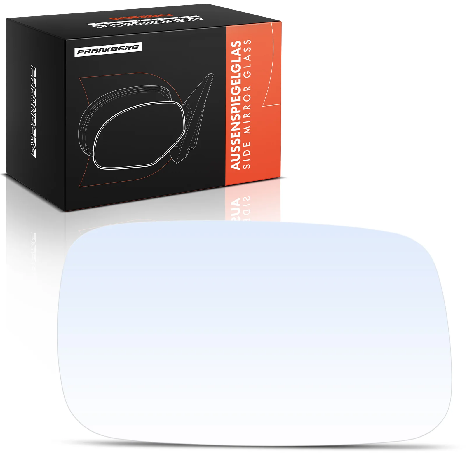 Frankberg 1x Spiegelglas Buitenspiegel Rechts voor Opel Meriva A X03 1.3L 1.4L 1.6L 2003-2010 6428780