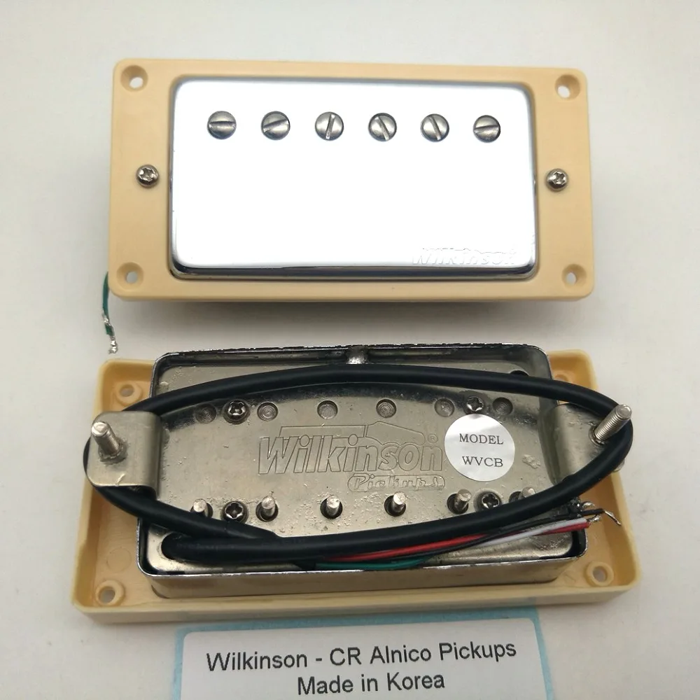 Wilkinson WVC Guitar Pickup AlNiCo V Nickel Silver Humbucker Pickups 4C For Electric Guitar Made In Korea