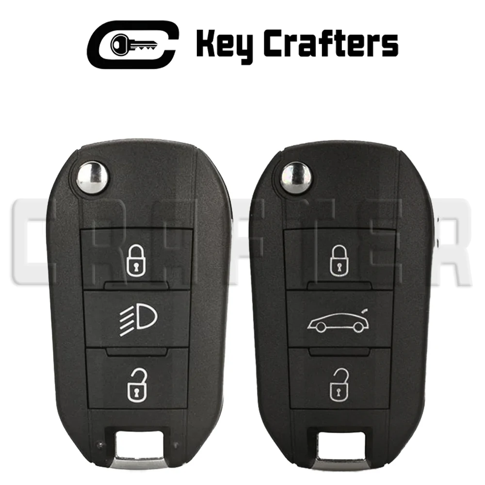 

Crafters 433.92Mhz CHIP ID46/4A Car Remote Key Fob For Peugeot 508 208 2008 301 308 5008 Citroen C-Elysee C4-Cactus