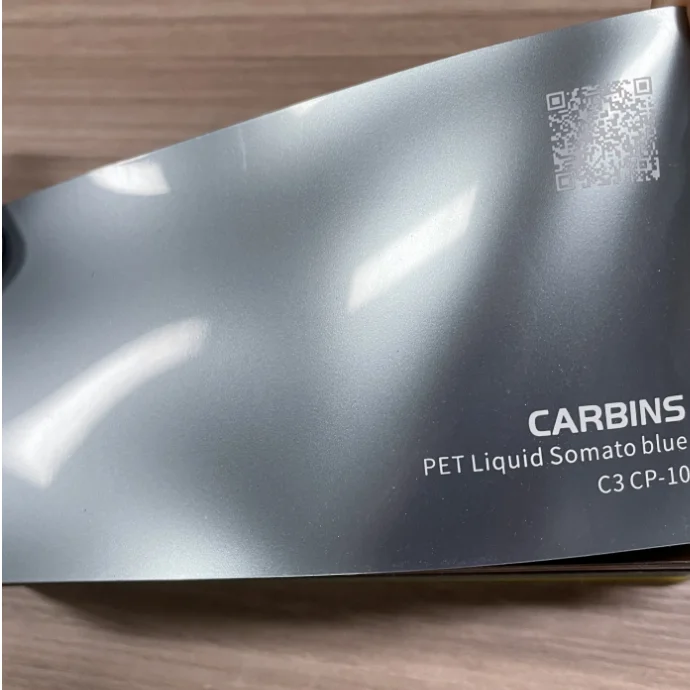 

Carbins Decoration Best Quality Glossy PET Liquid Metallic Somato Blue Car Vinyl Wrap Film Bubble Free For Car Wrapping Foil