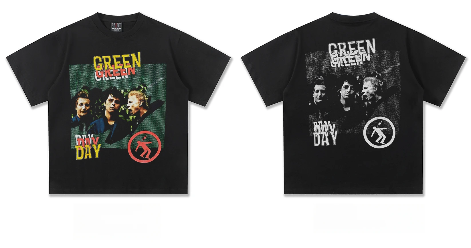 2025 Green Day Rock Band Blockbuster T-shirt Fashion trend Comfortable loose casual cotton round neck short sleeve T-shirt